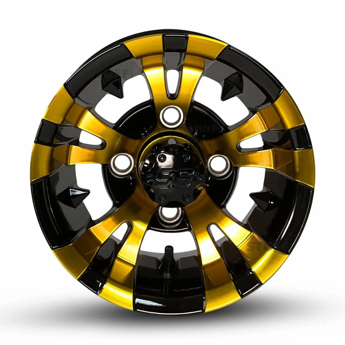 10" Vampire GCS™ Colorway Golf Cart Wheels and 20" Golf Cart Tires Combo - Set of 4 (Choose your tire!)