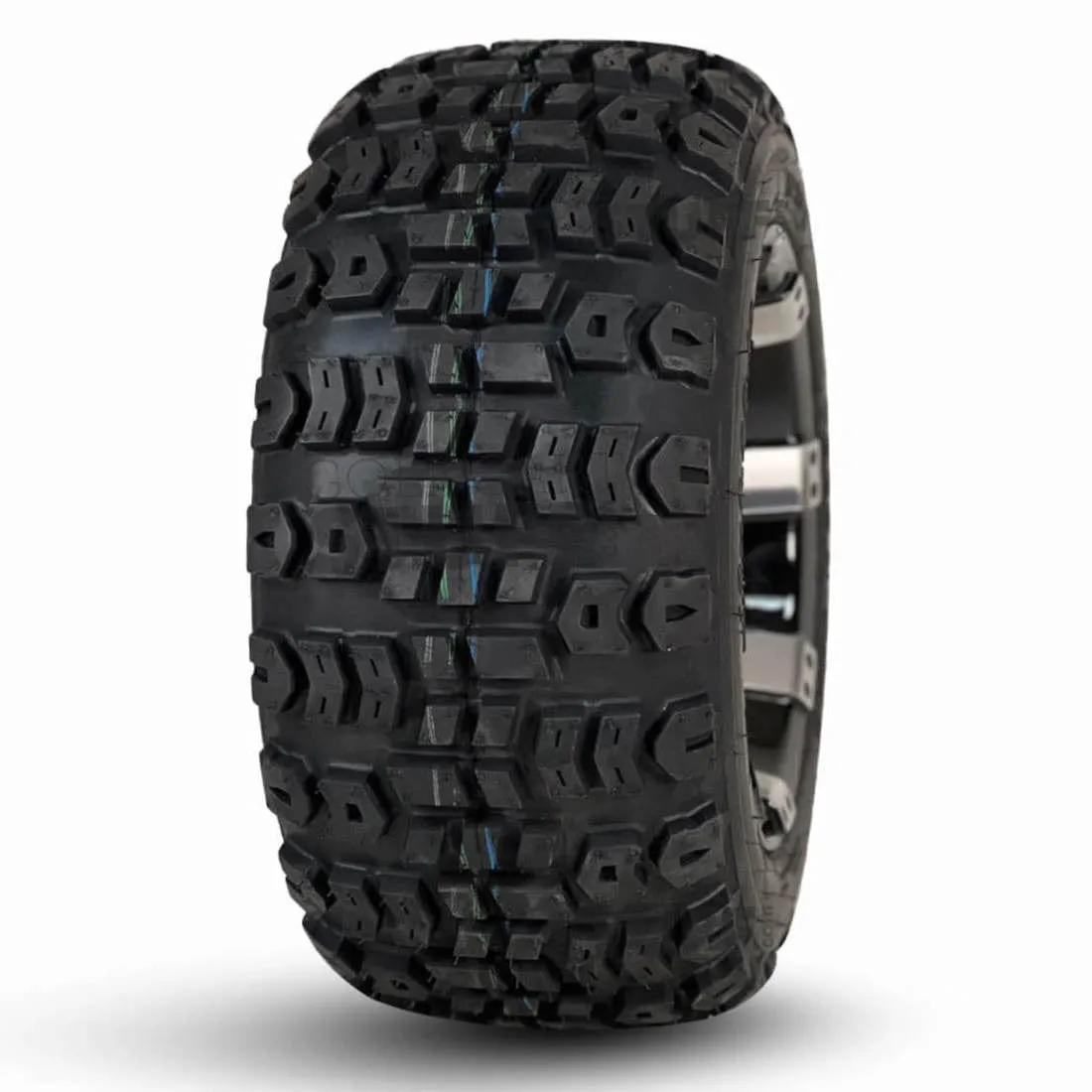 12" Vampire GCS™ Colorway Golf Cart Wheels and 23" Golf Cart Tires Combo - Set of 4 (Choose your tire!)
