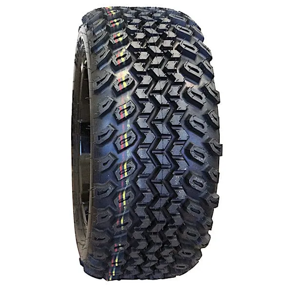 12" Vampire GCS™ Colorway Golf Cart Wheels and 23" Golf Cart Tires Combo - Set of 4 (Choose your tire!)