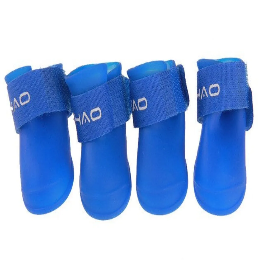 4 Piece Pet Dog Rain Shoes