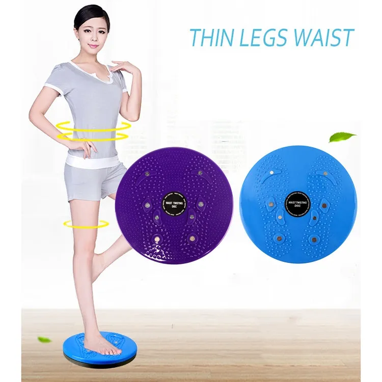 Aerobic Exercise Fitness Magnet Wriggling Waist Disk Twist Board, Size: 25*3cm(Purple)
