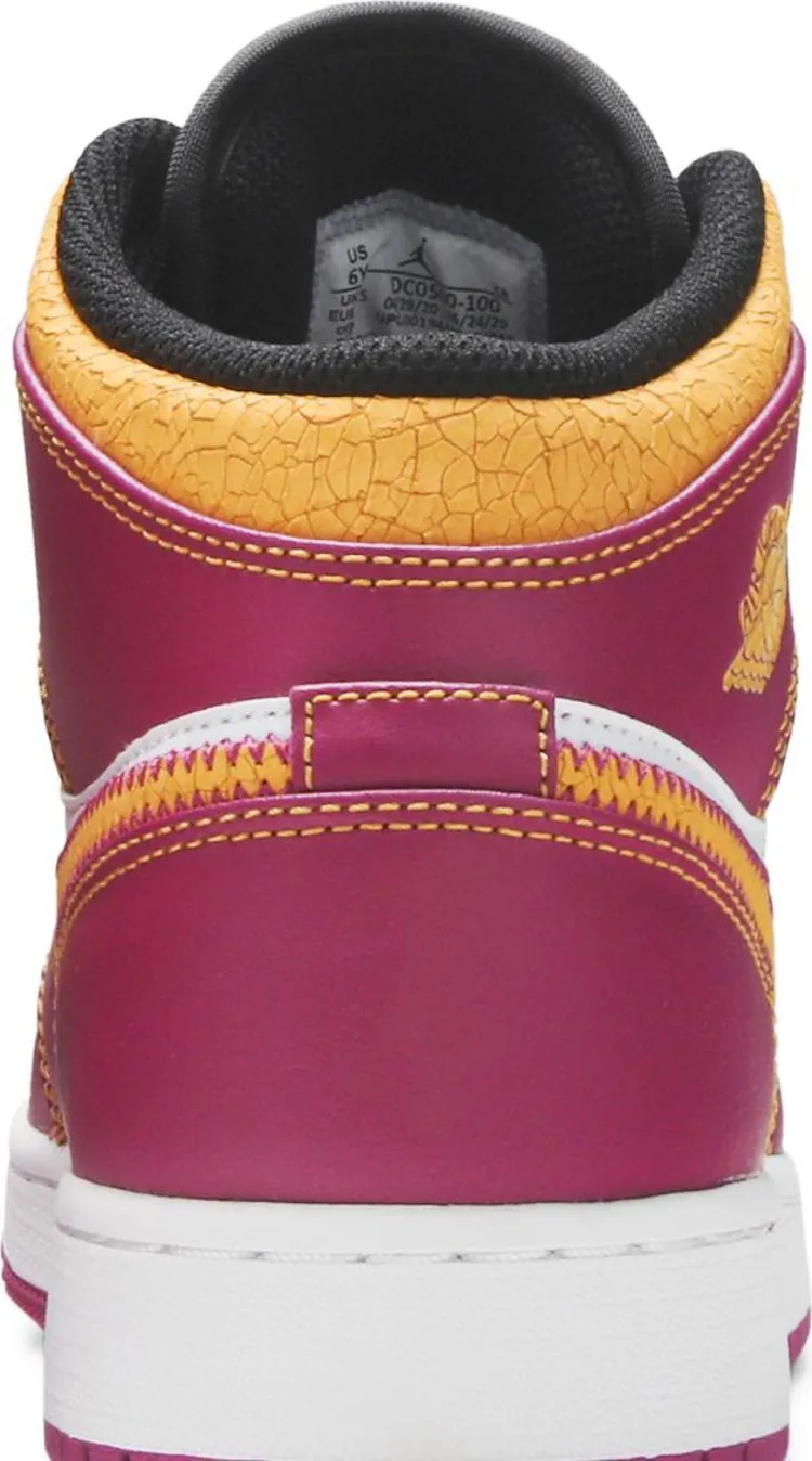 Air Jordan 1 GS Día de Muertos sneakers, purple