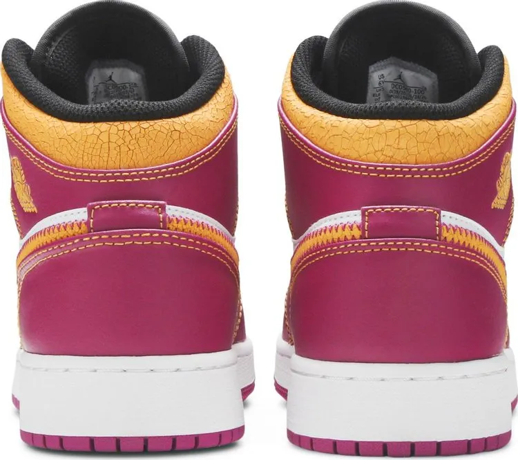 Air Jordan 1 GS Día de Muertos sneakers, purple