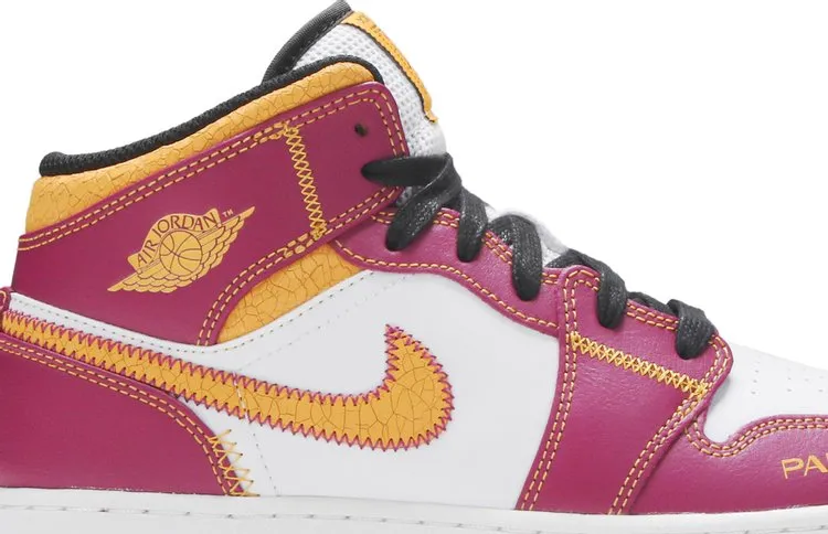 Air Jordan 1 GS Día de Muertos sneakers, purple