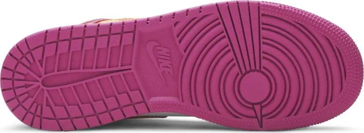 Air Jordan 1 GS Día de Muertos sneakers, purple