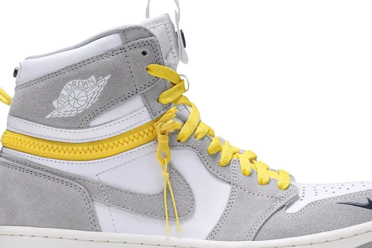 Air Jordan 1 High Switch Light Smoke Grey, Green