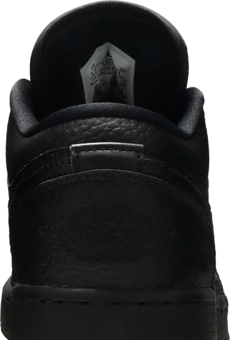 Air Jordan 1 Low GS Triple Black sneakers, black