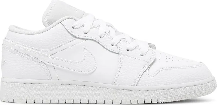Air Jordan 1 Low GS Triple White sneakers, white