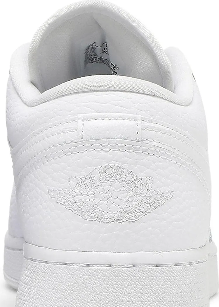Air Jordan 1 Low GS Triple White sneakers, white