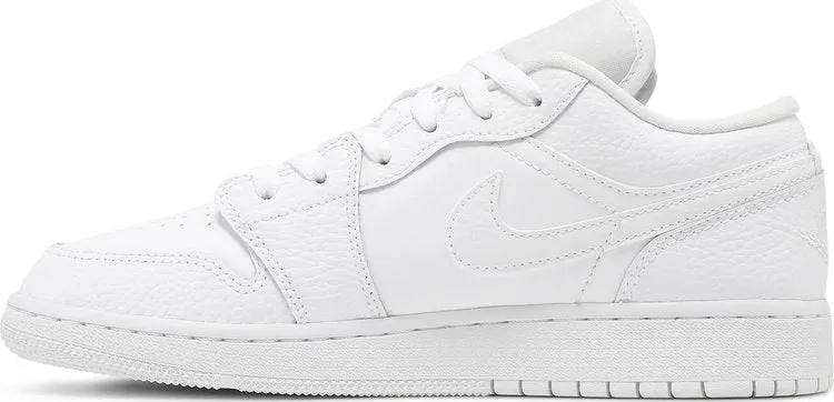 Air Jordan 1 Low GS Triple White sneakers, white