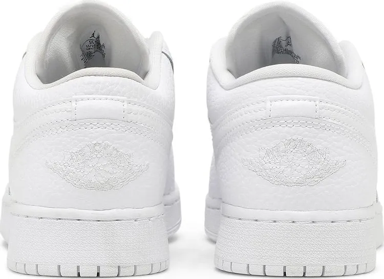 Air Jordan 1 Low GS Triple White sneakers, white