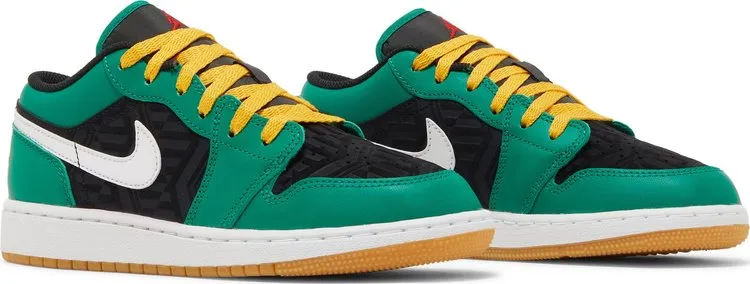 Air Jordan 1 Low SE GS Christmas sneakers, green