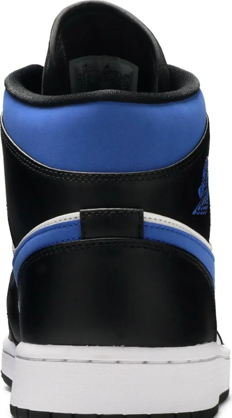 Air Jordan 1 Mid Racer Blue, white