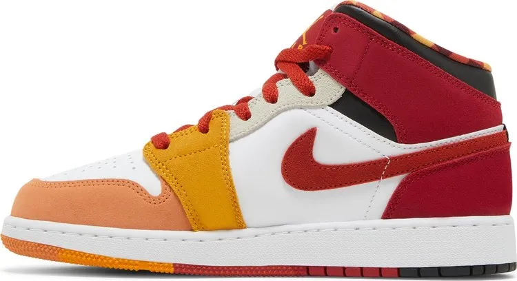 Air Jordan 1 Mid SE GS Picnic sneakers, white