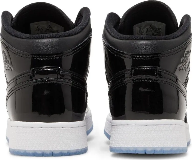 Air Jordan 1 Mid SE GS Space Jam sneakers, black