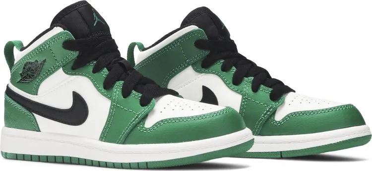 Air Jordan 1 Mid SE PS Pine Green
