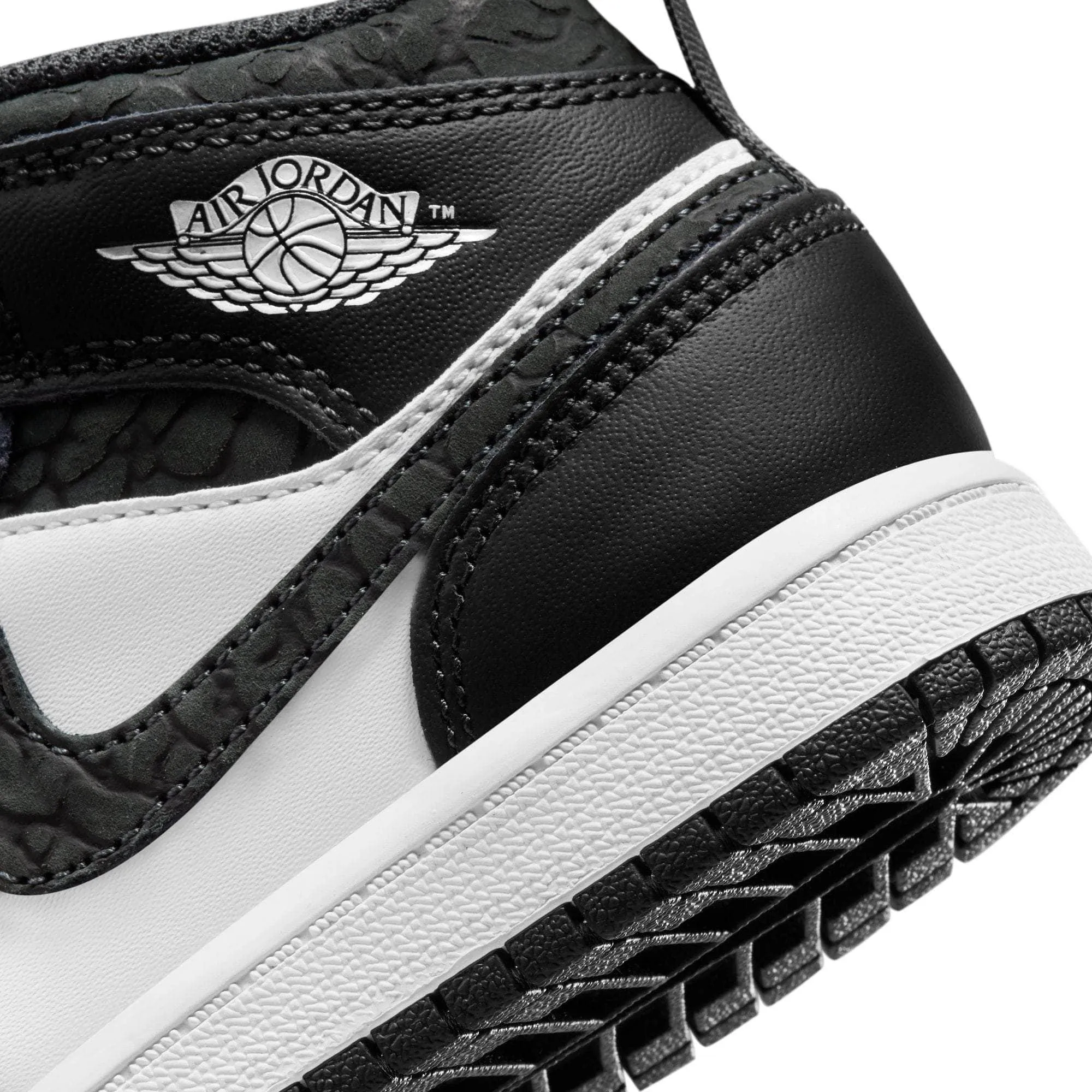 Air Jordan 1 Mid SE "Panda Elephant" - Toddler's