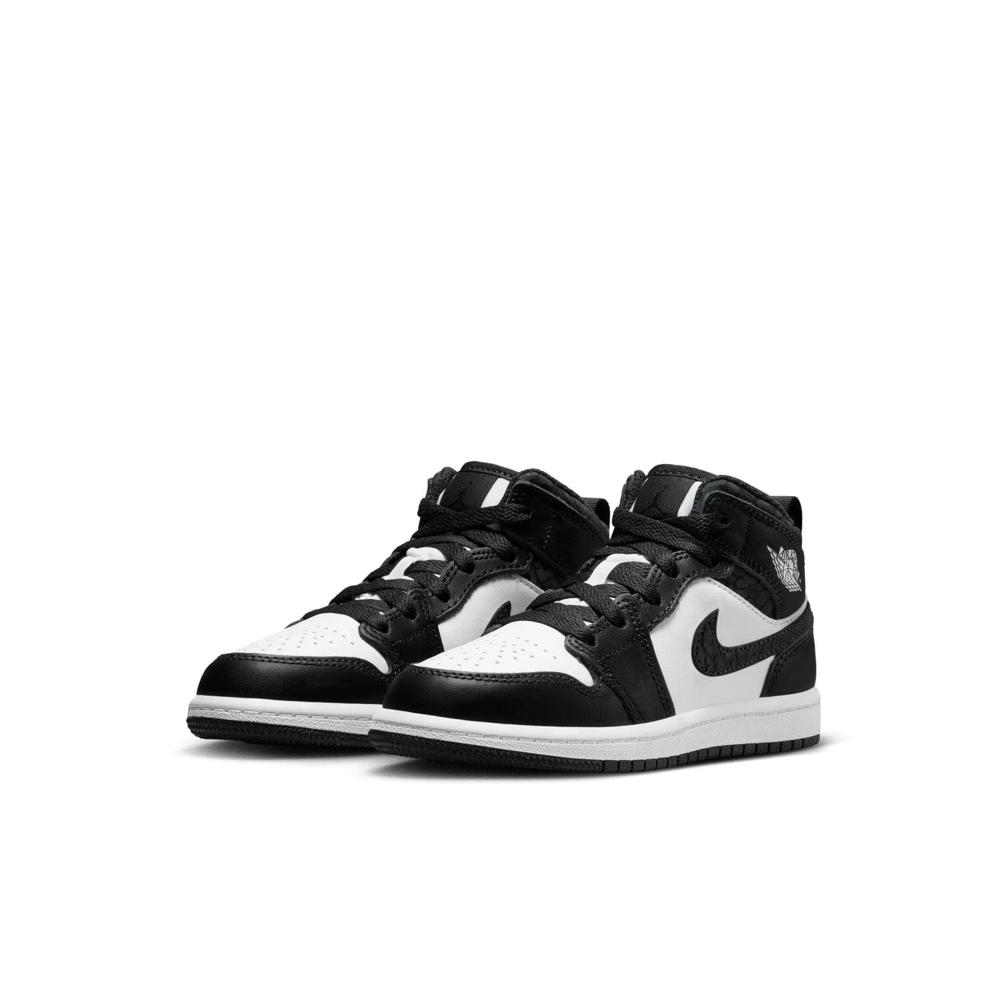 Air Jordan 1 Mid SE "Panda Elephant" - Toddler's
