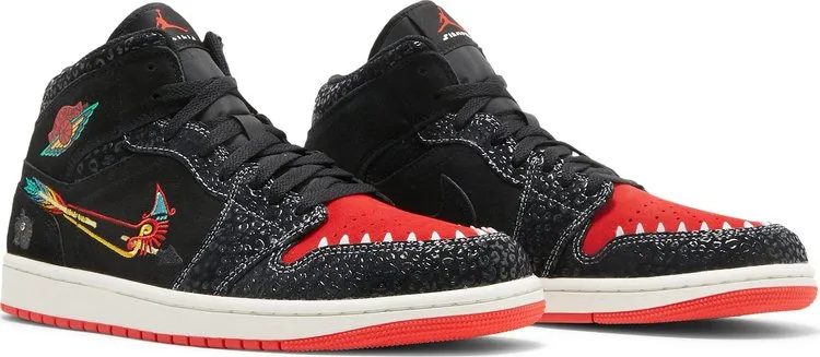 Air Jordan 1 Mid SE SiEMPRE Familia sneakers, black