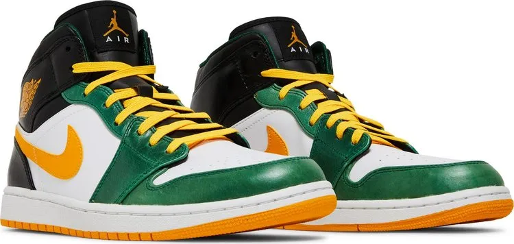 Air Jordan 1 Mid Sonics, green