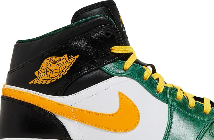 Air Jordan 1 Mid Sonics, green