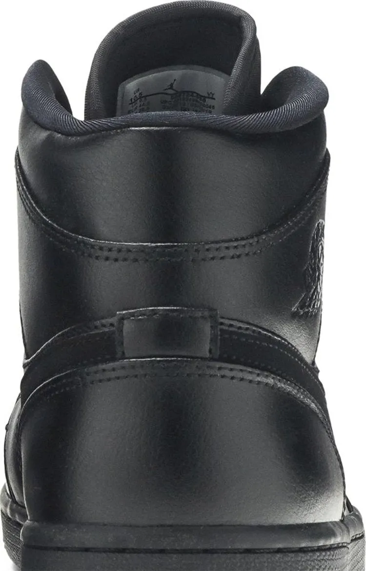 Air Jordan 1 Mid Triple Black sneakers, black
