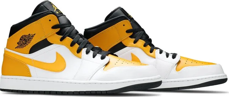 Air Jordan 1 Mid University Gold sneakers, gold