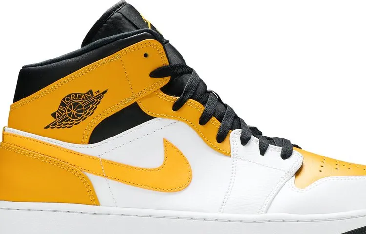 Air Jordan 1 Mid University Gold sneakers, gold