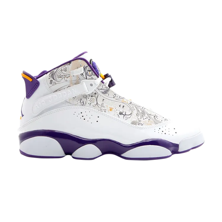 Air Jordan 6 Rings 'Hollywood' Sneakers, White