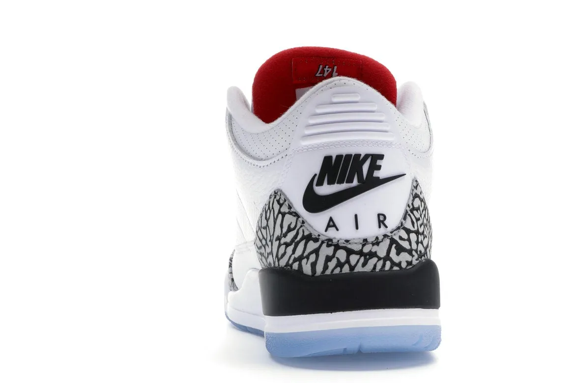 Air Jordan Retro 3 "Free Throw Line White Cement"
