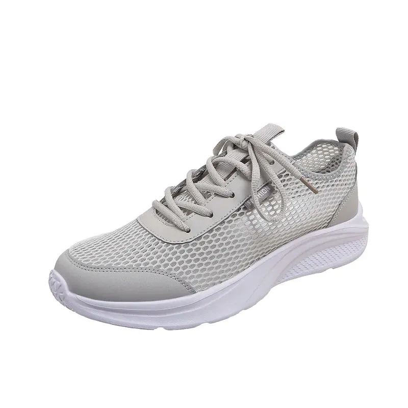Amozae-2024 BKQU Men's Casual Style Sneakers Running Shoes Mesh Surface Refreshing Breathable Sole Wear-Resistant Non-Slip Stock