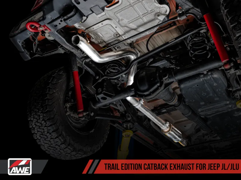 AWE Tuning 2018  Jeep Wrangler JL/JLU 2.0T Trail Edition Cat-Back Exhaust