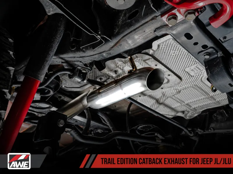 AWE Tuning 2018  Jeep Wrangler JL/JLU 2.0T Trail Edition Cat-Back Exhaust