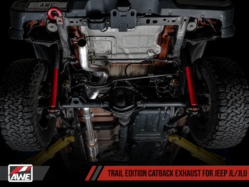 AWE Tuning 2018  Jeep Wrangler JL/JLU 2.0T Trail Edition Cat-Back Exhaust