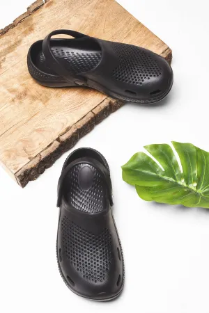 Bersache Extra Soft Classic Casual with  Regular wear with Ultra Soft & Flexibility Technology Clogs for Men's & Boy's- 6011- Black