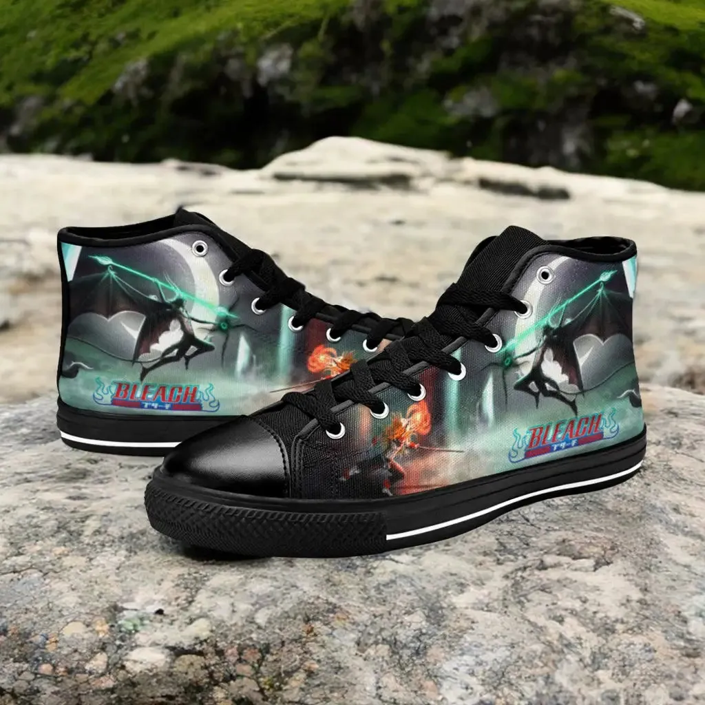 Bleach Ichigo vs. Ulquiorra Shoes High Top Sneakers for Kids and Adults