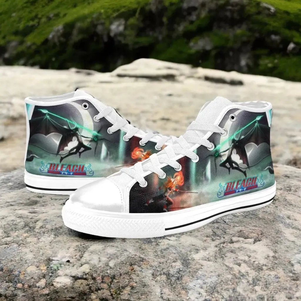 Bleach Ichigo vs. Ulquiorra Shoes High Top Sneakers for Kids and Adults
