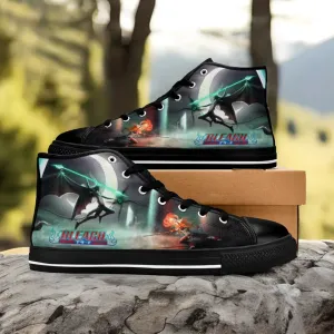 Bleach Ichigo vs. Ulquiorra Shoes High Top Sneakers for Kids and Adults