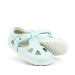 Bobux Step Up Zap II Closed Toe Sandal Mist Blue Quick Dry CLEARANCE Not Returnable