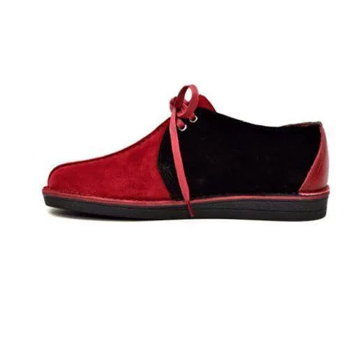 British Walkers Kingston Desert Trek Men's Burgundy and Black Suede