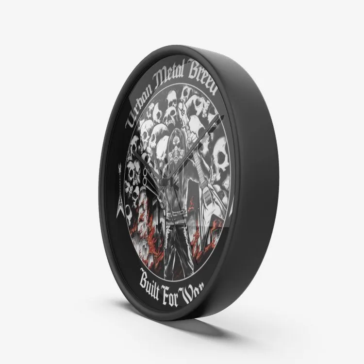 Built For War Wall Clock Silent Non Ticking Quality Quartz
