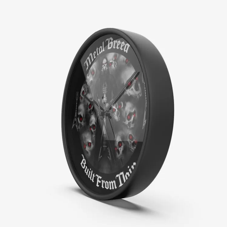 Built From Pain Red Eye Dark Cloud Wall Clock Silent Non Ticking Quality Quartz