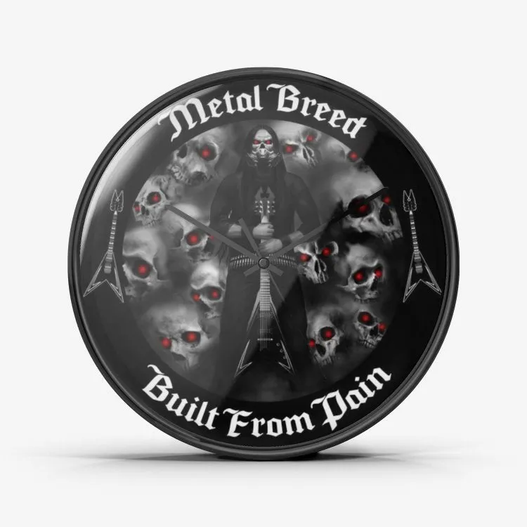 Built From Pain Red Eye Dark Cloud Wall Clock Silent Non Ticking Quality Quartz