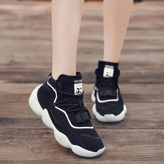 Chic High Top Breathable Dad Sneaker Shoes