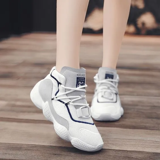 Chic High Top Breathable Dad Sneaker Shoes