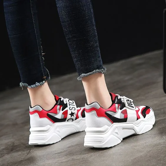 Color Block Dad Sneaker Shoes