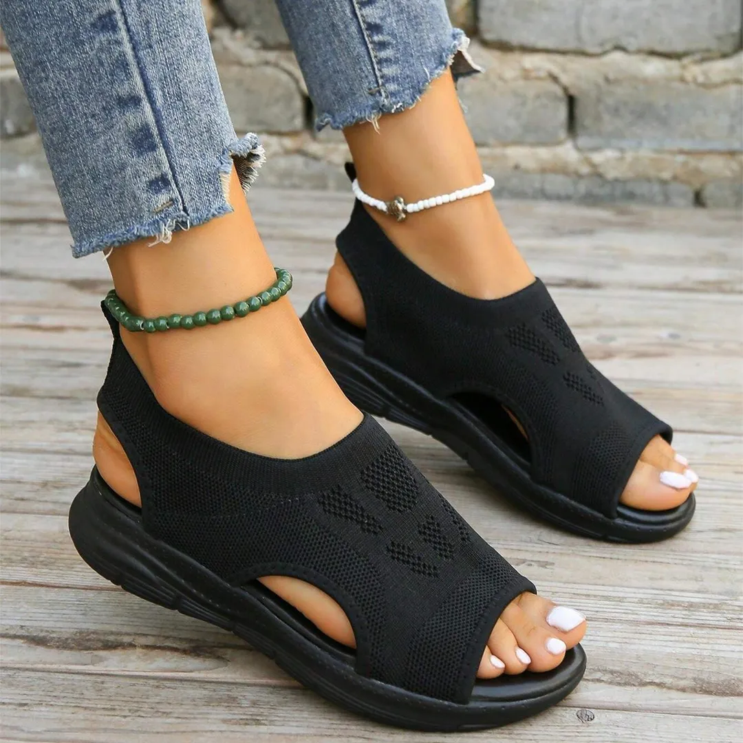 Comfyfleek Arch Support Backstrap Wide Width Sport Sandals