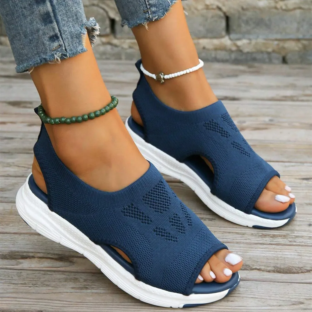 Comfyfleek Arch Support Backstrap Wide Width Sport Sandals