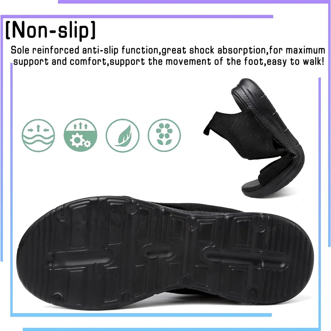 Comfyfleek Arch Support Backstrap Wide Width Sport Sandals
