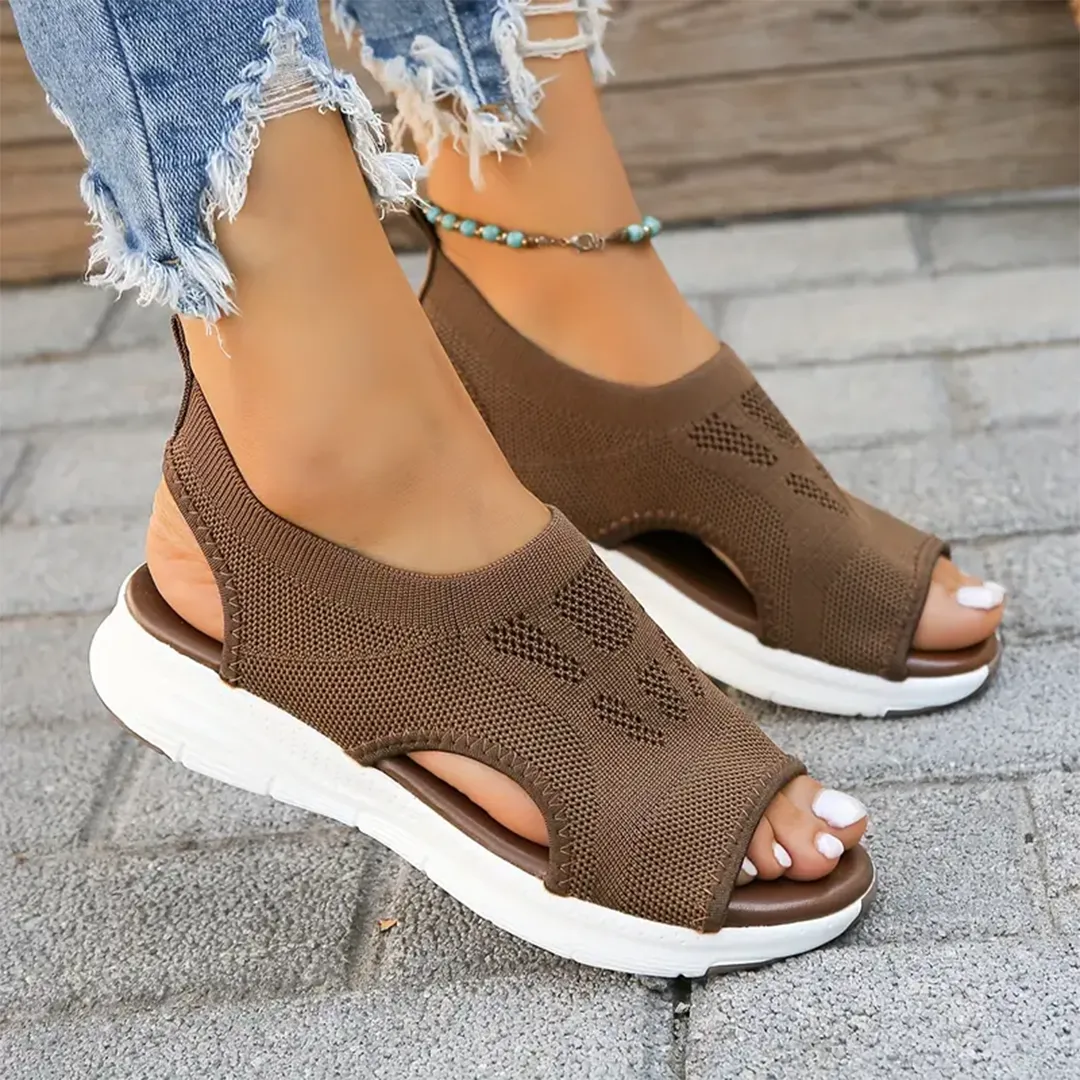 Comfyfleek Arch Support Backstrap Wide Width Sport Sandals